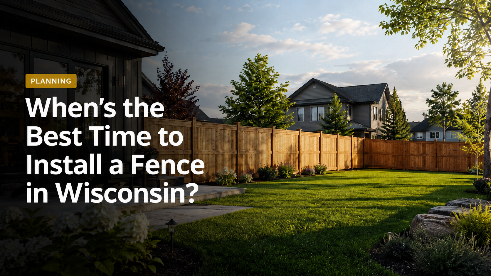 When’s the Best Time to Install a Fence in Wisconsin?