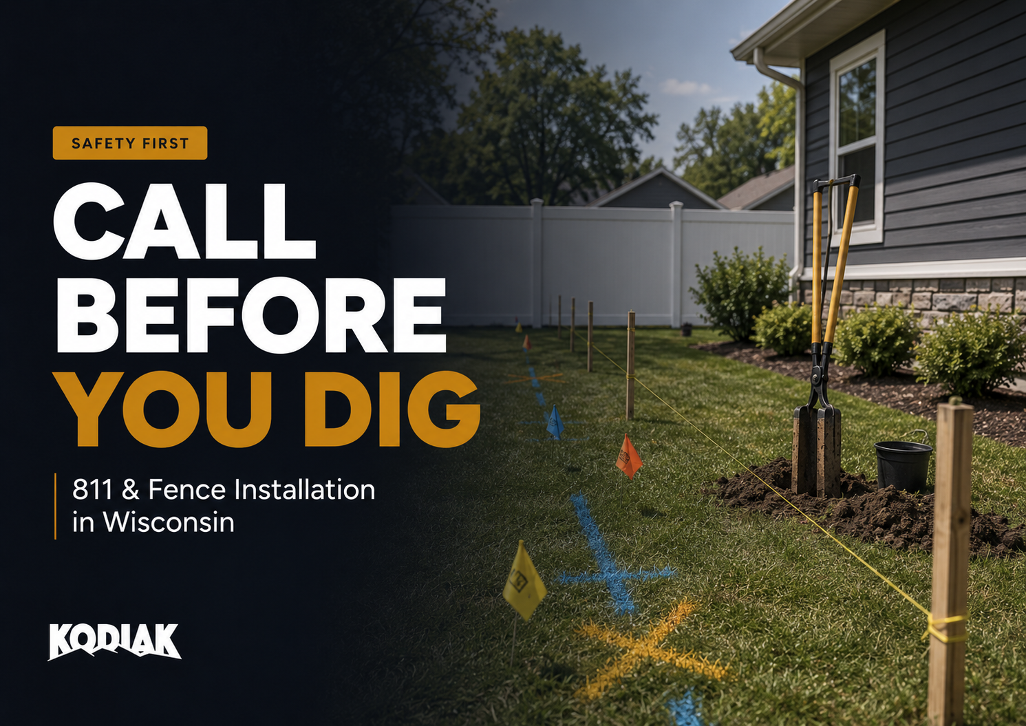 Call Before You Dig: 811 and Fence Installation in Wisconsin