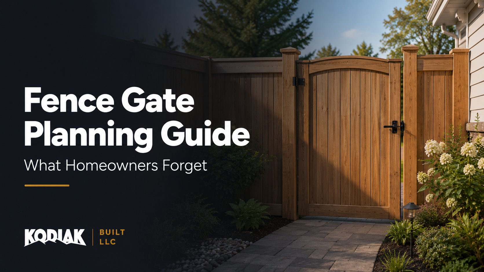 Fence Gate Planning Guide: What Homeowners Forget