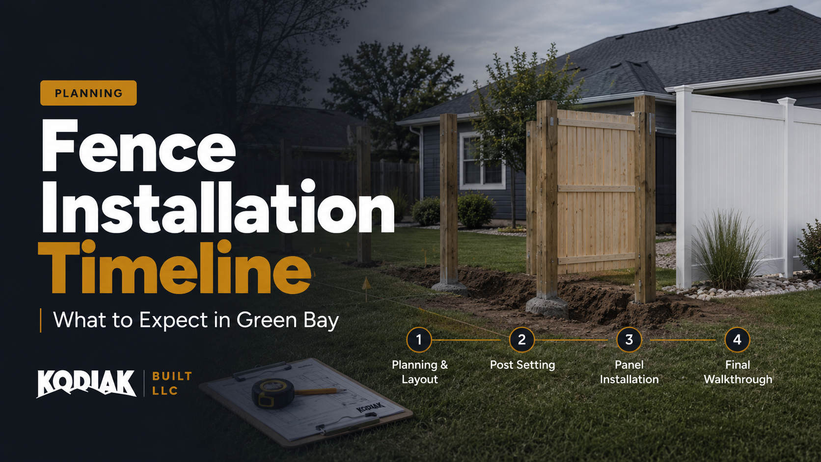 Fence Installation Timeline: What to Expect in Green Bay