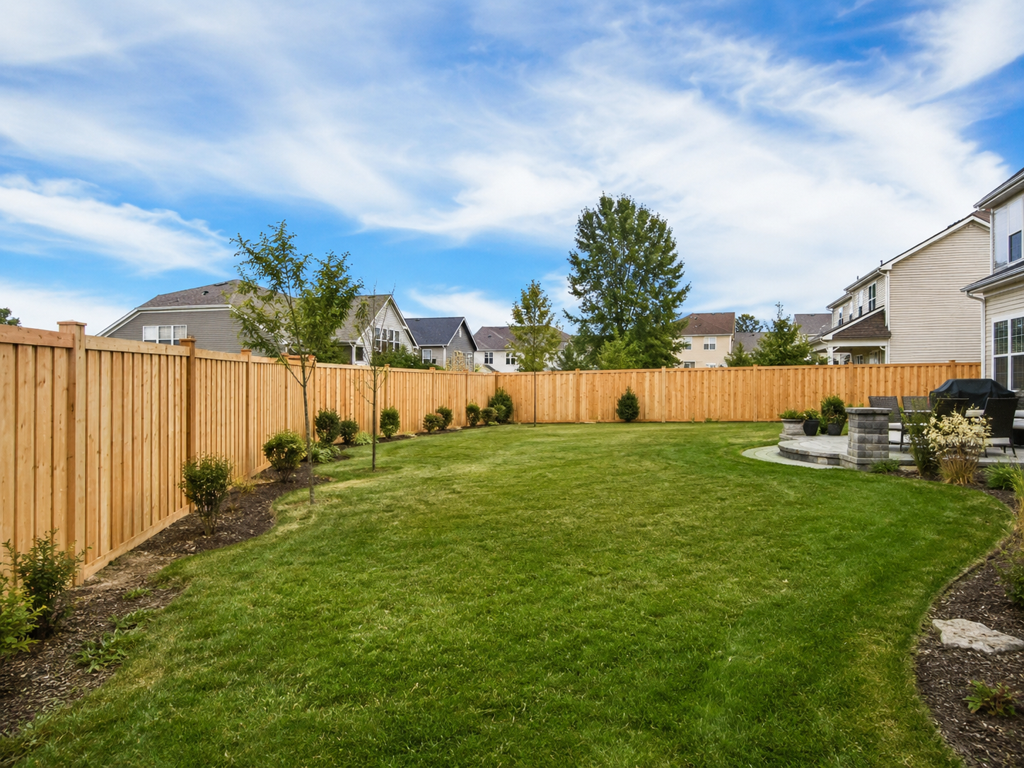 Wood Privacy fence in Green Bay, WI